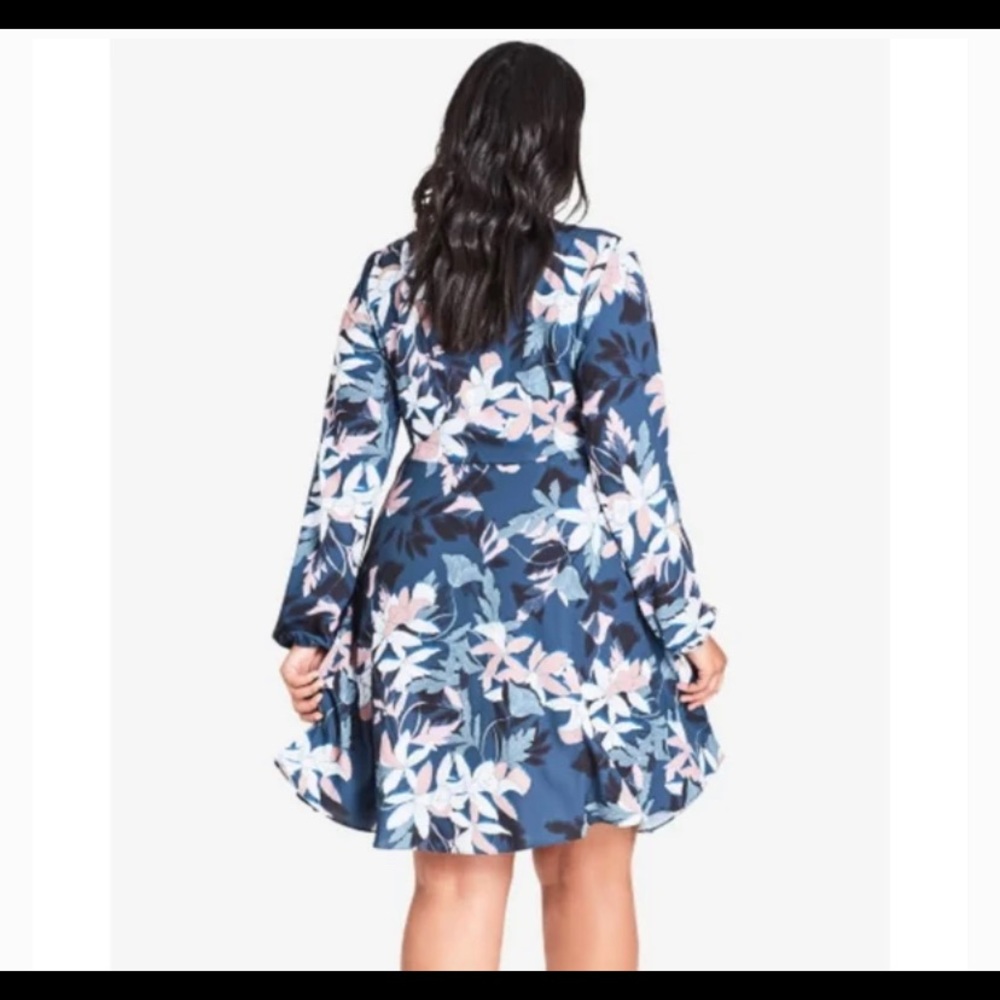 Merinna Floral Wrap Dress